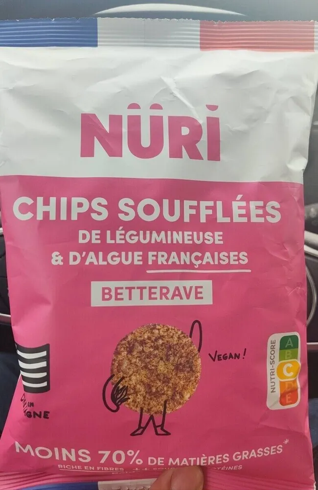 Chips soufflées betterave