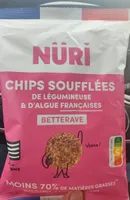 Chips soufflées betterave