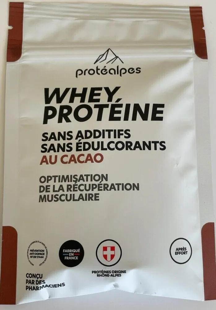 Whey protein chocolate / cacao by protéalpes