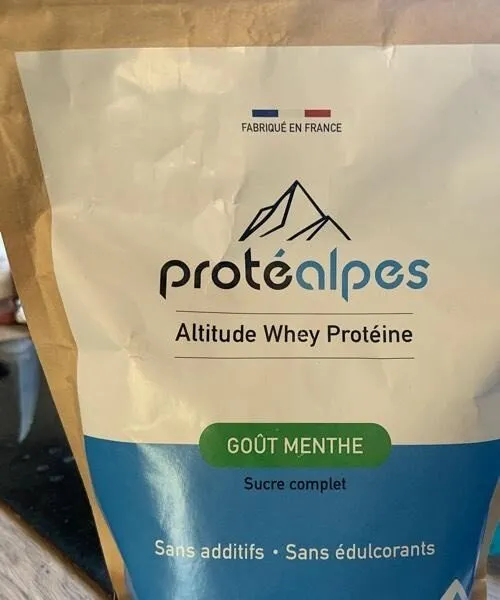 Protealpes - whey protéine goût menthe