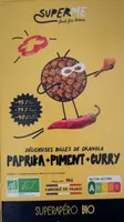 bille granola paprika piment curry