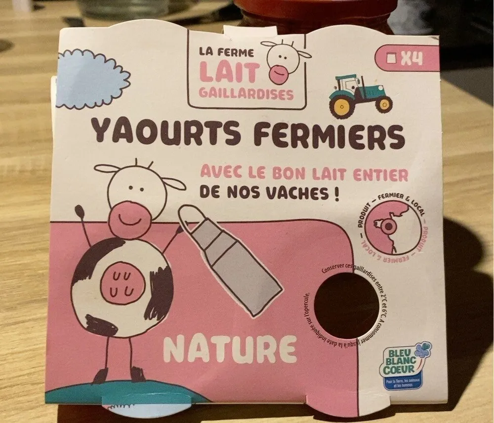Yaourts fermiers