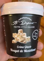 Crème glacée nougat de montelimar