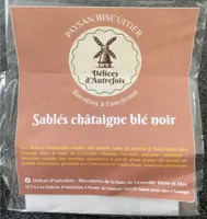 Sablés châtaigne blé noir