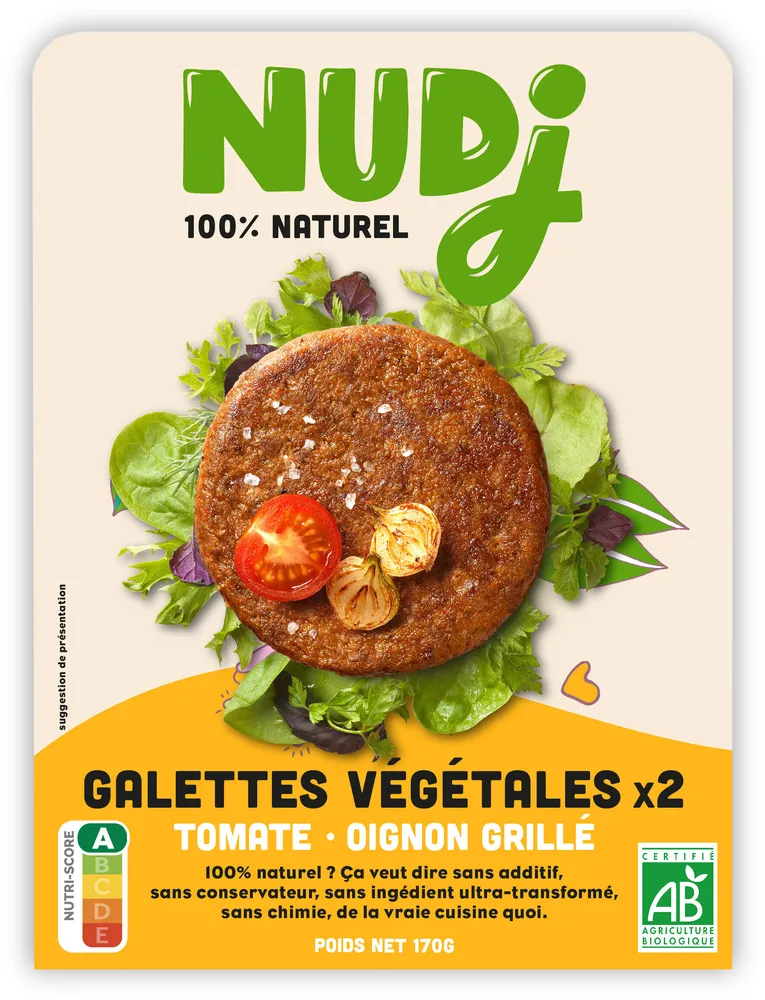Galettes végétales nature
