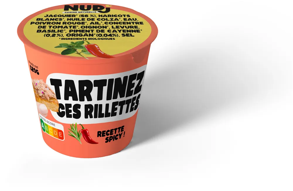 Rillette végétale piment