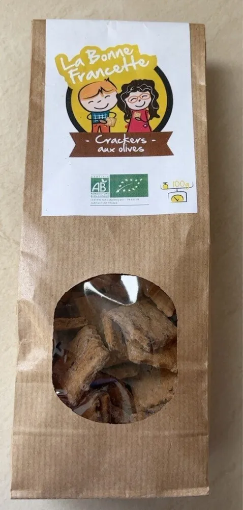 Crackers aux olives