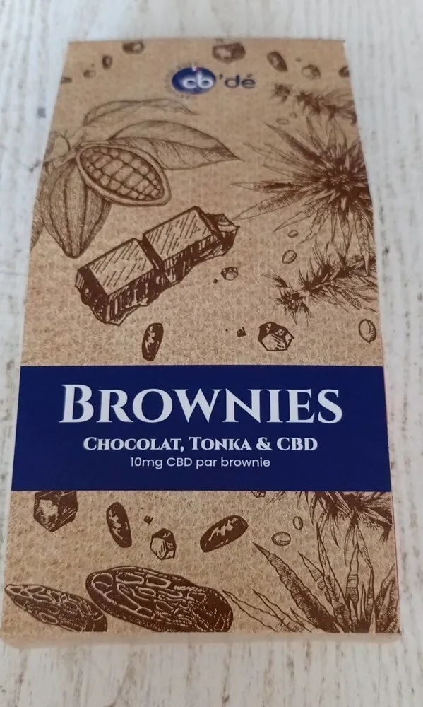 Brownies chocolat tonka CBD