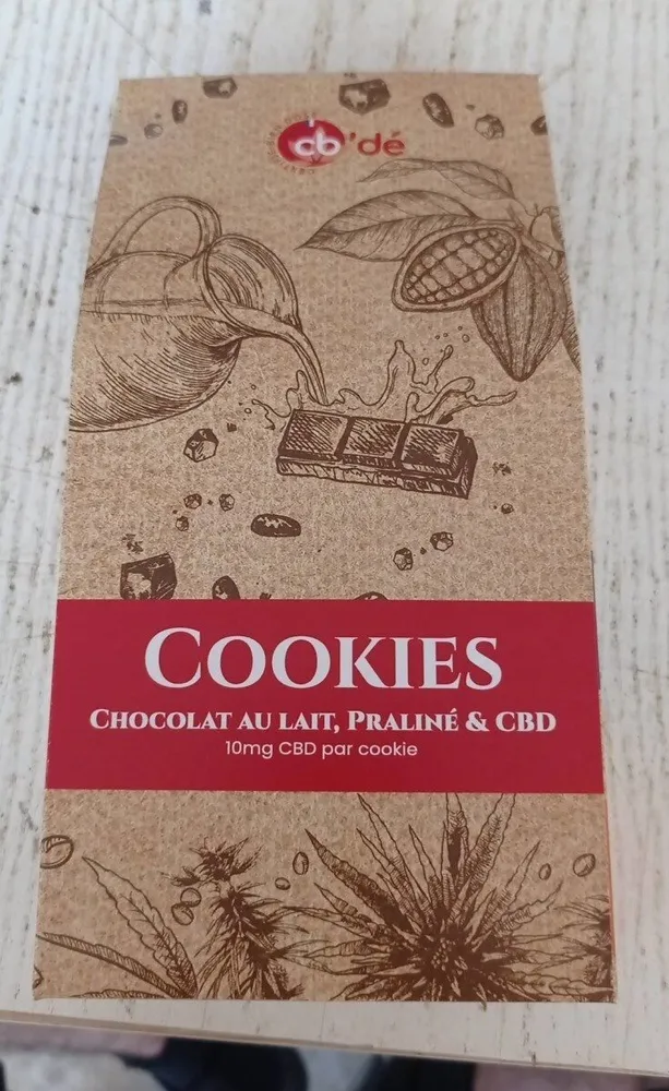 Cookies Chocolat praline CBD