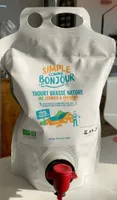 Yaourt brasse nature 1,2kg