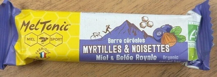 Barre cereales bio, Myrtilles & Noisettes