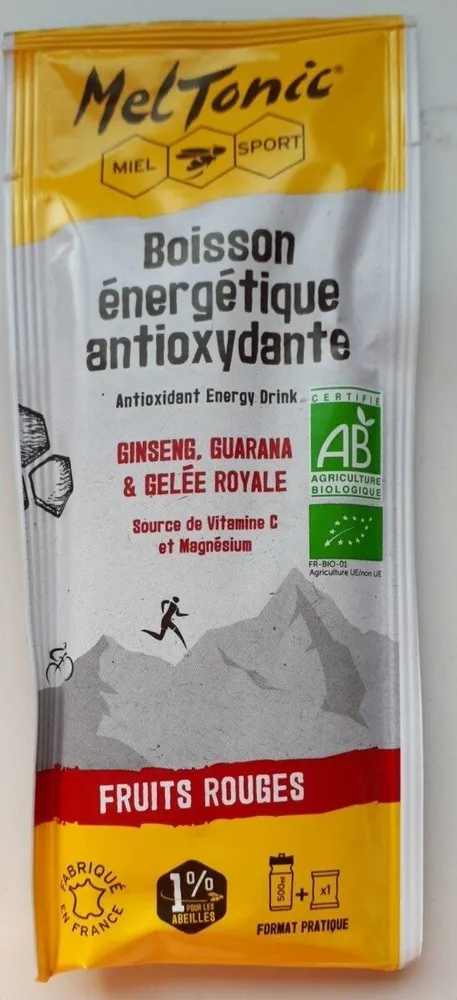 Boisson énergétique antioxydante