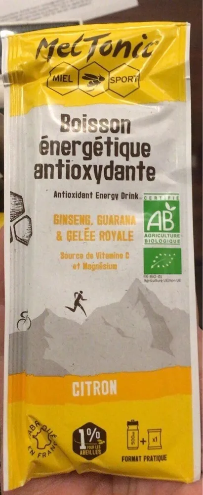 Boisson énergétique antioxydante
