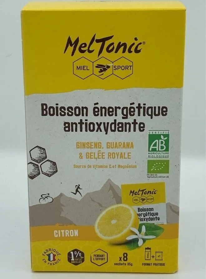 Boisson énergétique antioxydante bio fruits rouges