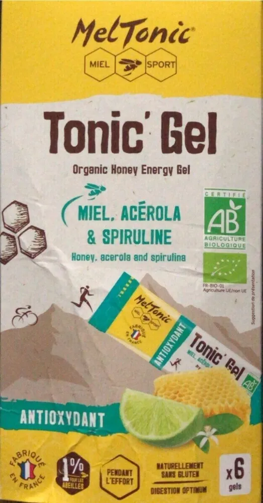 Tonic’ Gel Miel Acérola & Spiruline