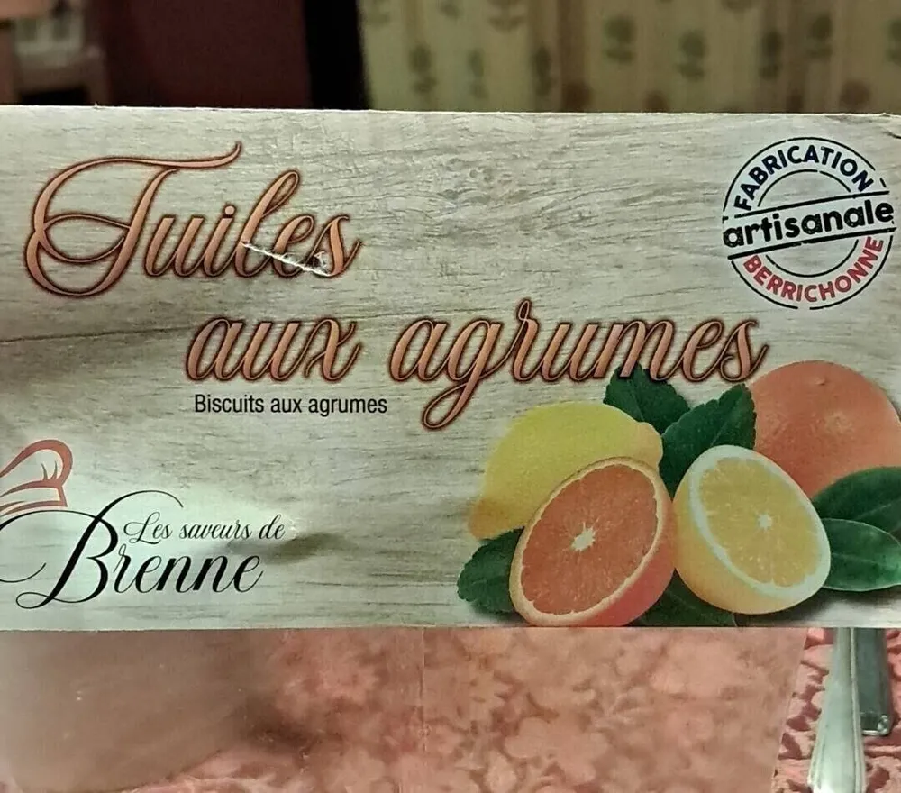 Tuiles aux agrumes