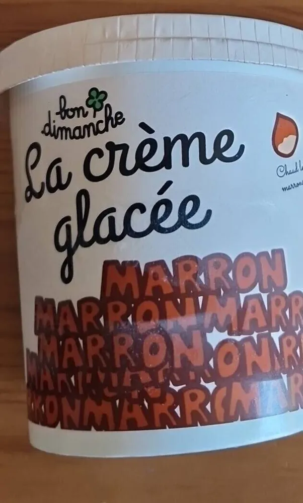 La crème glacée MARRON