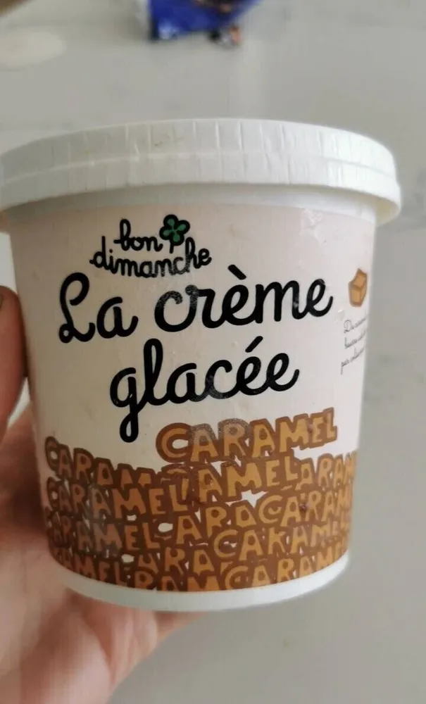 Crème glacée caramel beurre salé