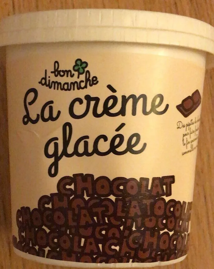 Glace au chocolat