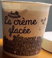 La crème glacée sésame noir