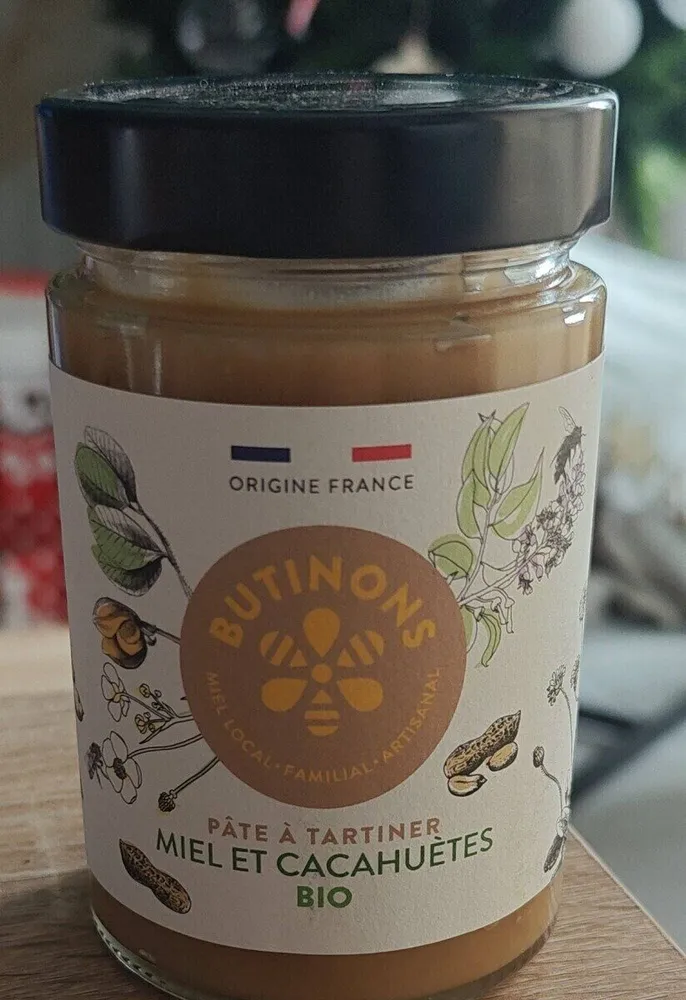 Pâte à tartiner Miel et Cacahuètes