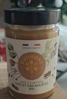 Pâte à tartiner Miel et Cacahuètes
