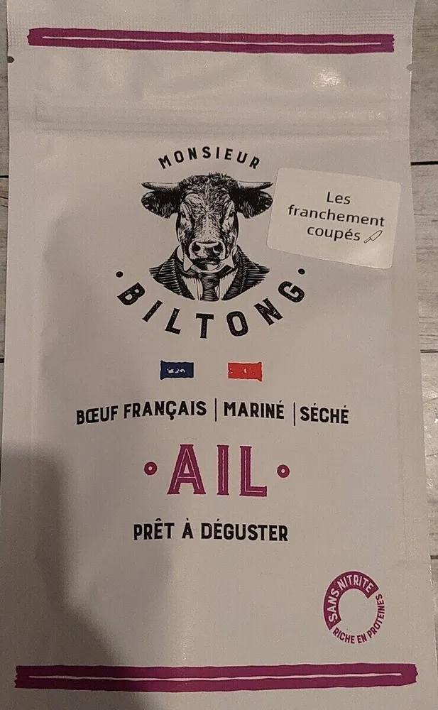 BŒUF FRANÇAIS | MARINÉ | SÉCHÉ AIL PRÊT À DÉGUSTER