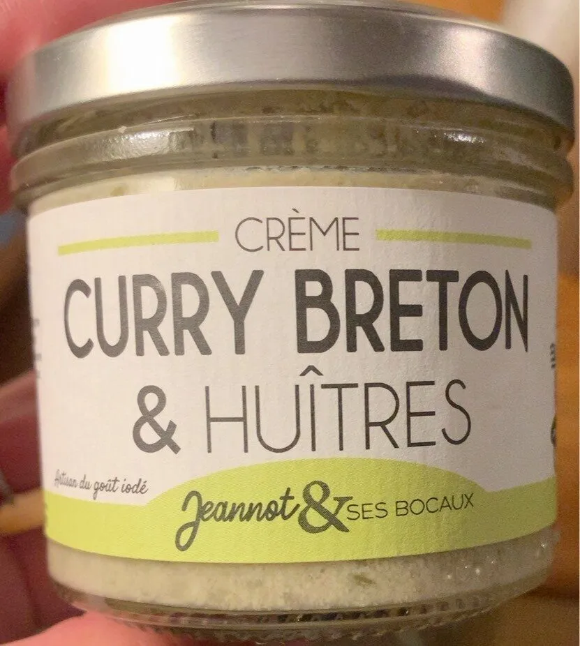 Creme curry breton et huitres
