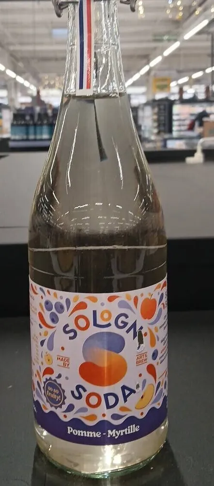 Sologne soda pomme myrtille