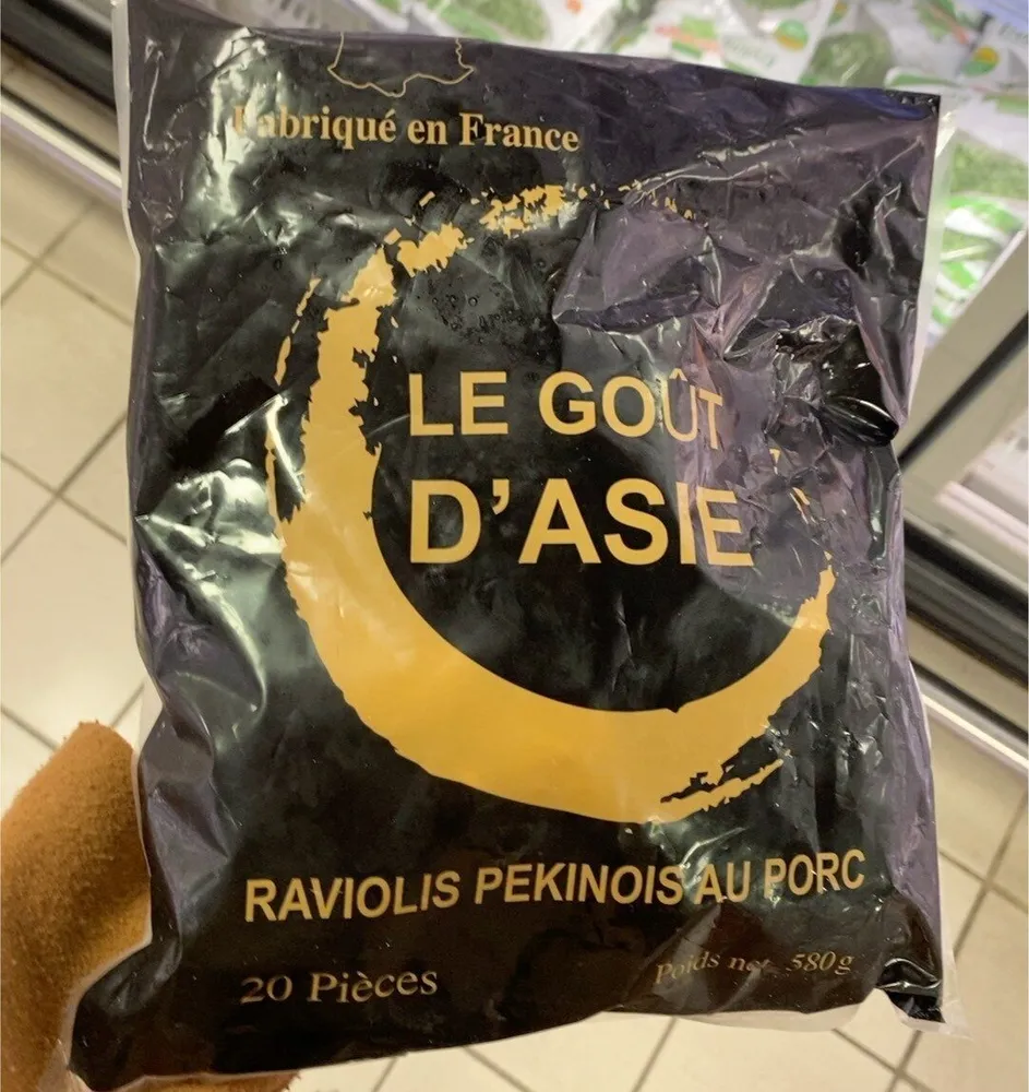 Raviolis pekinois au porc