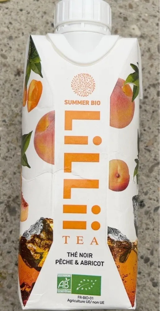 Lilli tea - thé noir peche & abricot