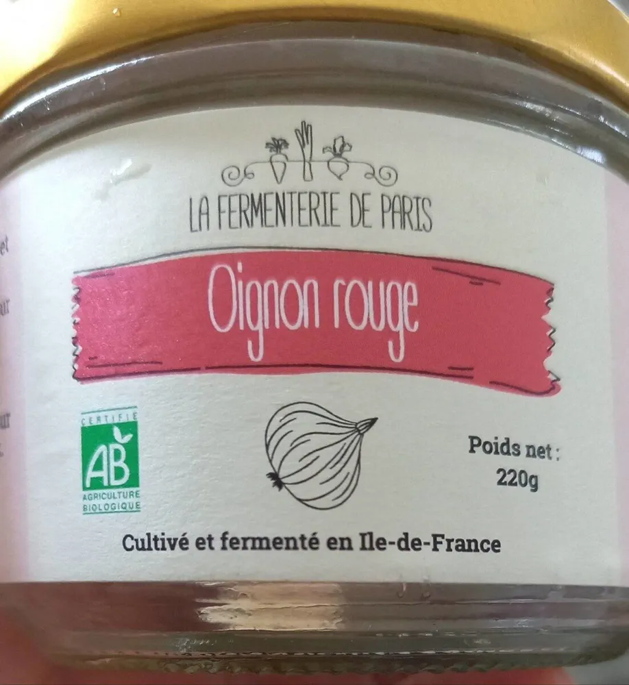 Oignon rouge lactofermenté
