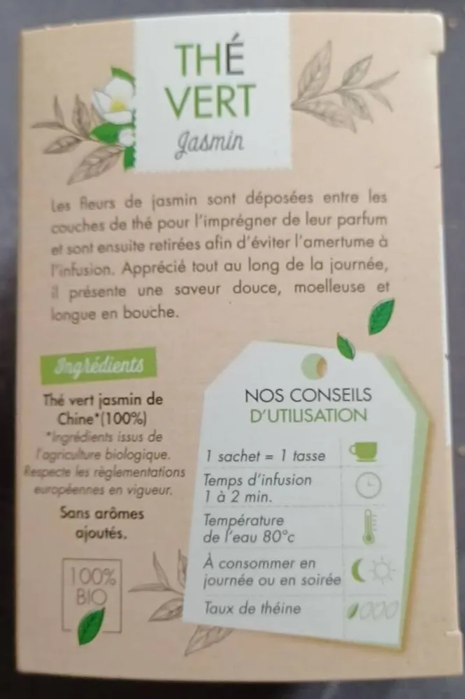 THÉ VERT JASMIN