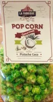 Pop corn gourmet pistache coco