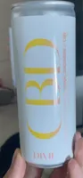 Eau petillante aromatisée citron gingembre infusée au CBD