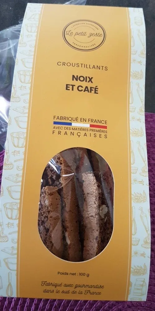 Croustillants noix et café