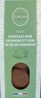 Sablés chocolat noir valrhona et fleur de sel de camargue