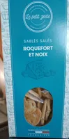 Sablés salés roquefort et noix