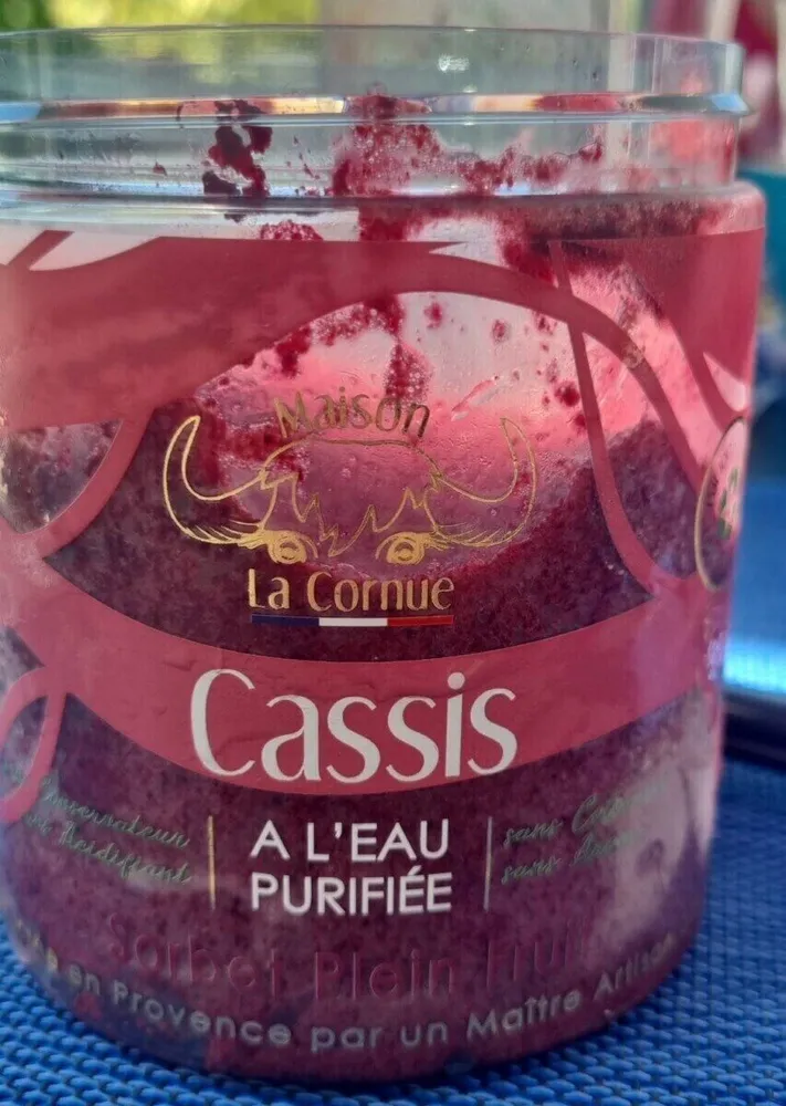 Sorbet cassis