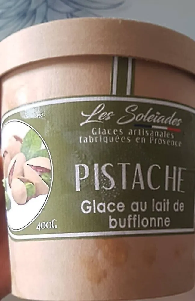 Glace au Lait De Buflonne - Pistache