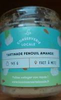 Tartinade fenouil amande