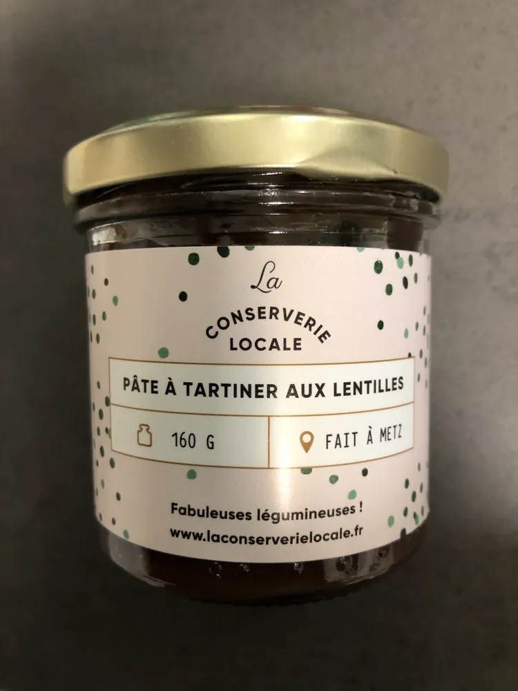 Pâte à tartiner aux lentilles