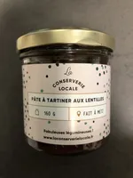 Pâte à tartiner aux lentilles