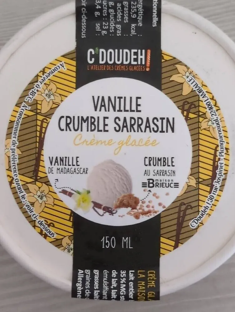 Vanille Crumble sarrasin