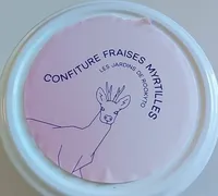 Confiture fraises myrtilles