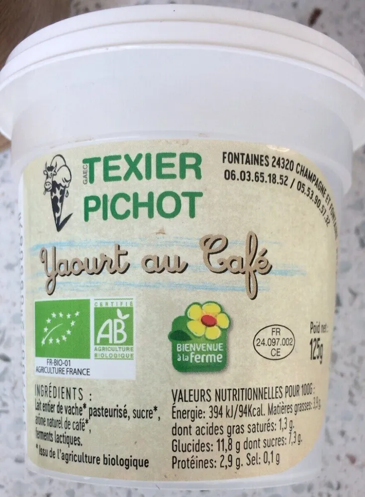 Yaourt au Café