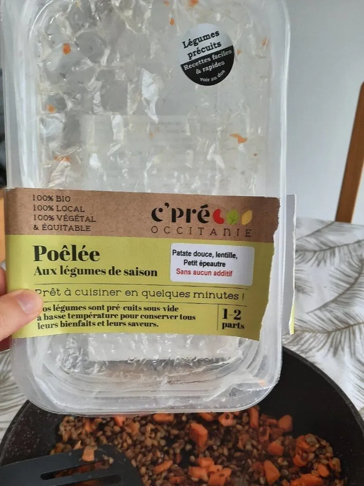 Poêlée aux légumes de saison