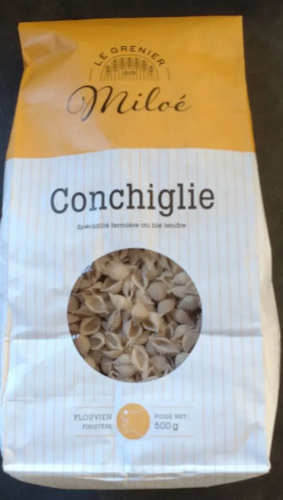 Conchiglie spécialité fermière au blé tendre