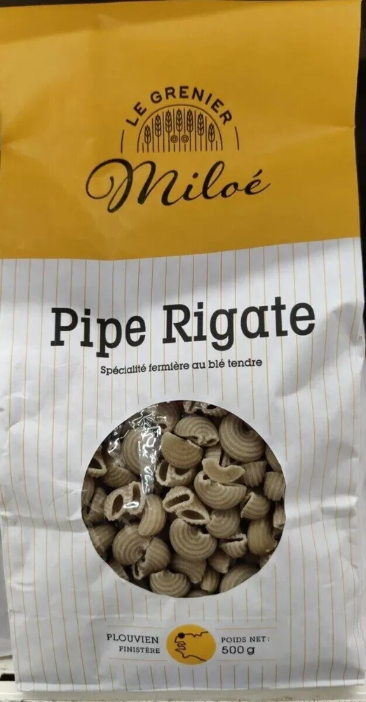 Pipe rigate spécialité fermière au blé tendre