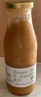 Soupe de 5 légumes Bio